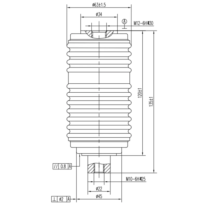 7.2KV Vacuum Interrupter For Contactor